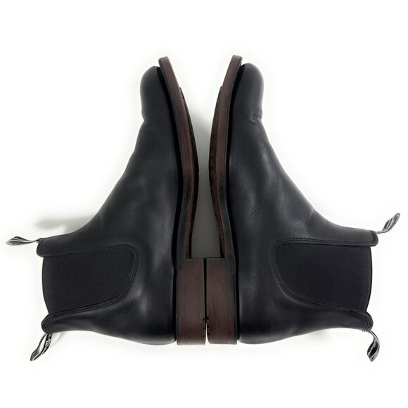 RM Williams Mens Comfort Chelsea Boots Size UK 11 G US 12 Black Rubber Sole - Picture 9 of 16